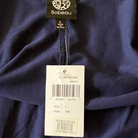 Bobeau Women's Jacket/Blazer/Top Open front Navy Blue Size L - Picture 3 of 10